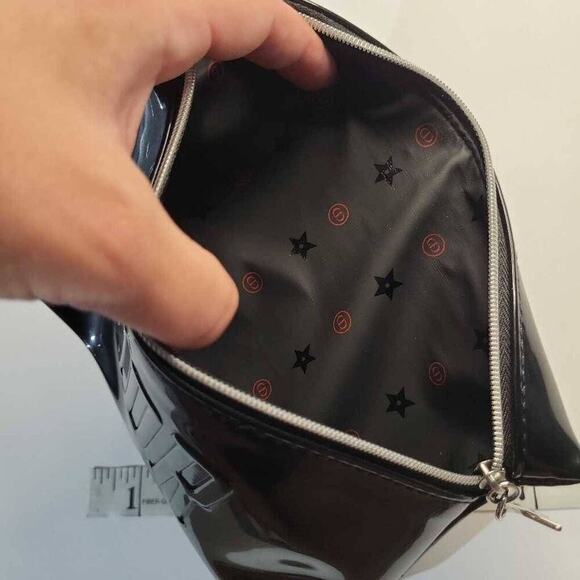 Dior Black Cosmetic Bag with Silver Accents - Picture 5 of 7